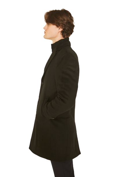 Daltoni Men's 3/4 Length Wool Coat