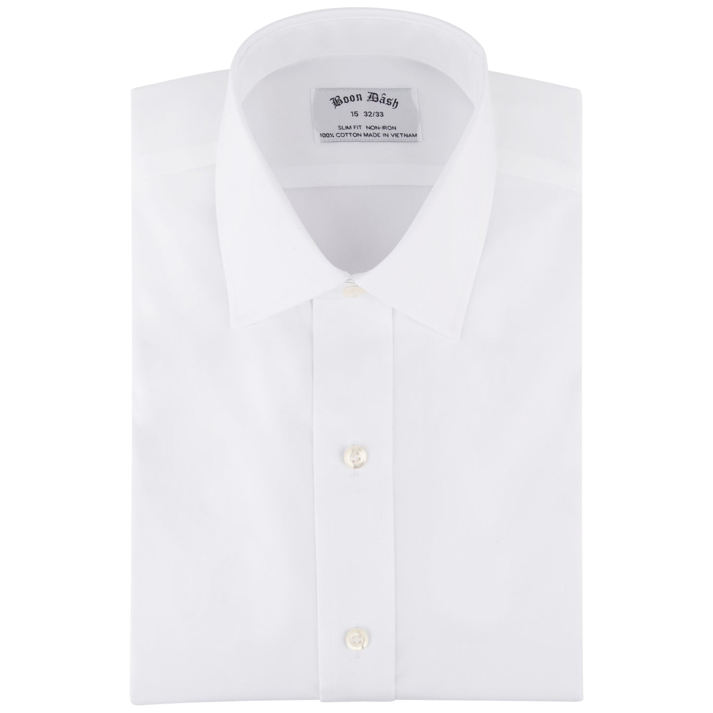 Boon Dash Men's Slim Fit Pinpoint (Button Cuff)