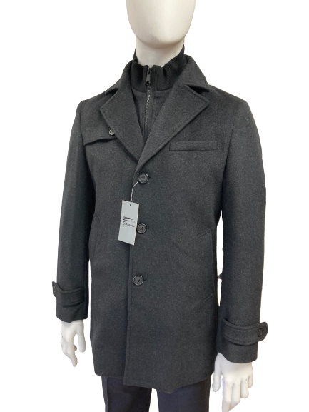 Zeke  Men's Wool Car Coat