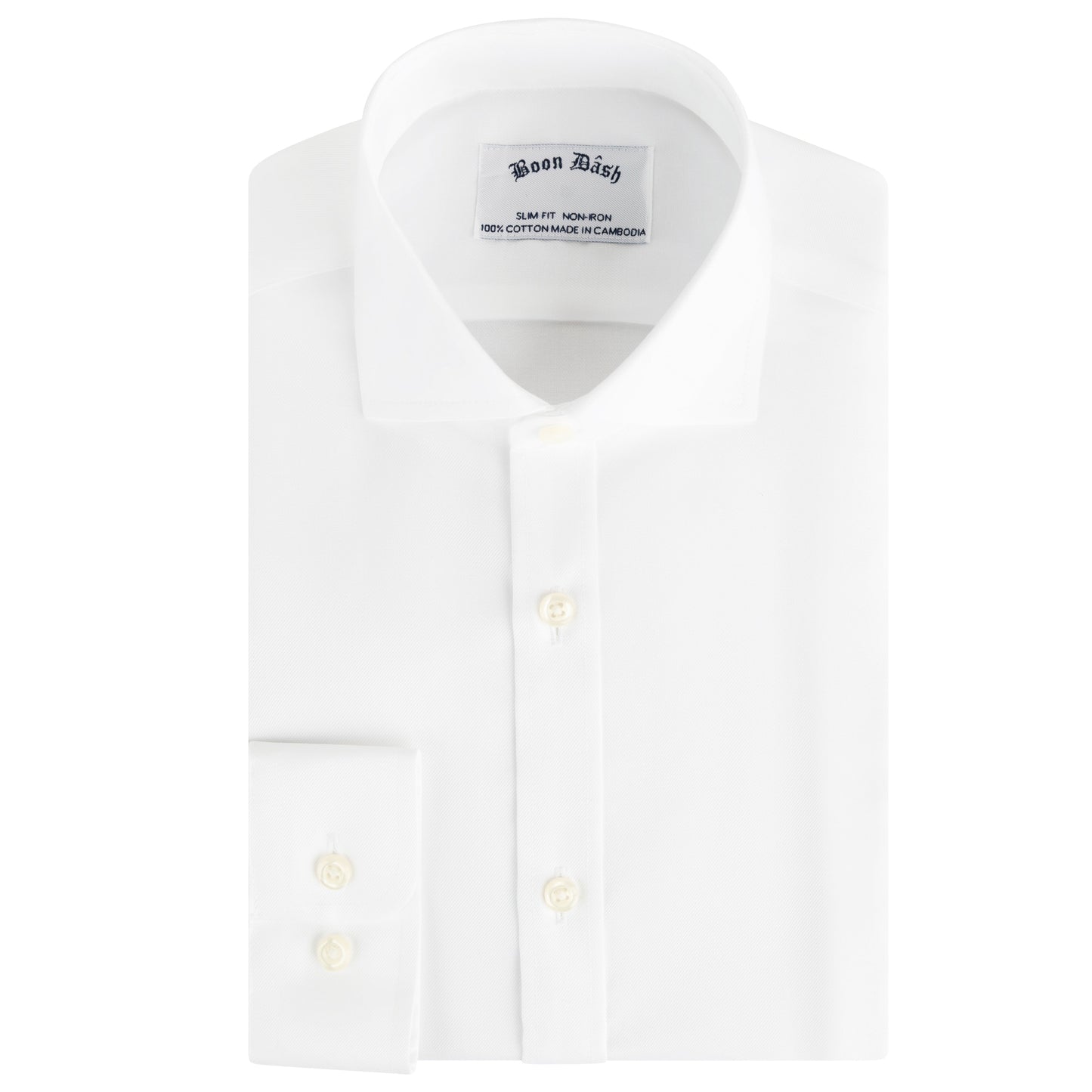 Boon Dash Boys Button Cuff Shirt-Spread Collar-