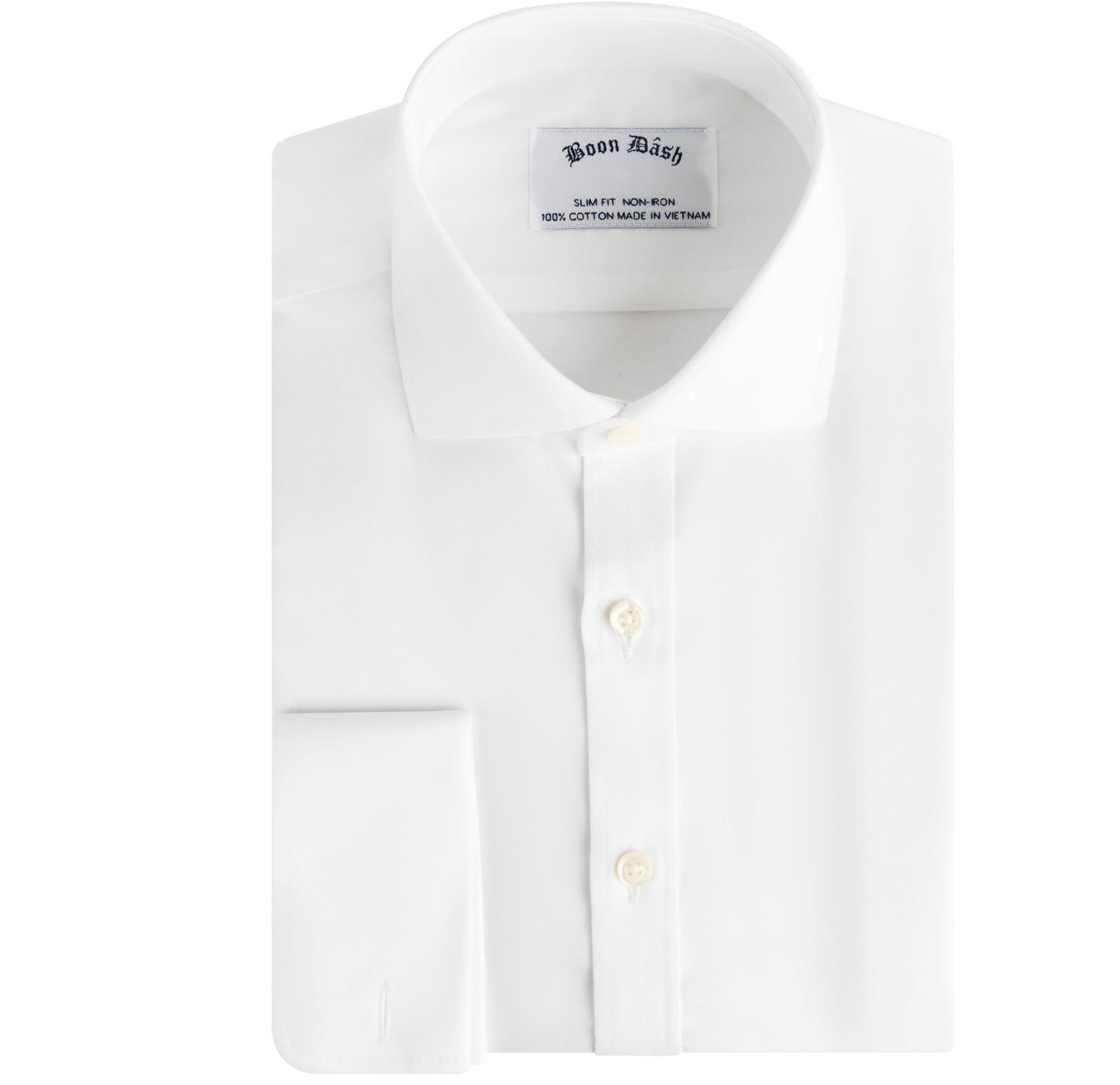 Boon Dash Boys' Slim Fit Small Twill (French Cuff)