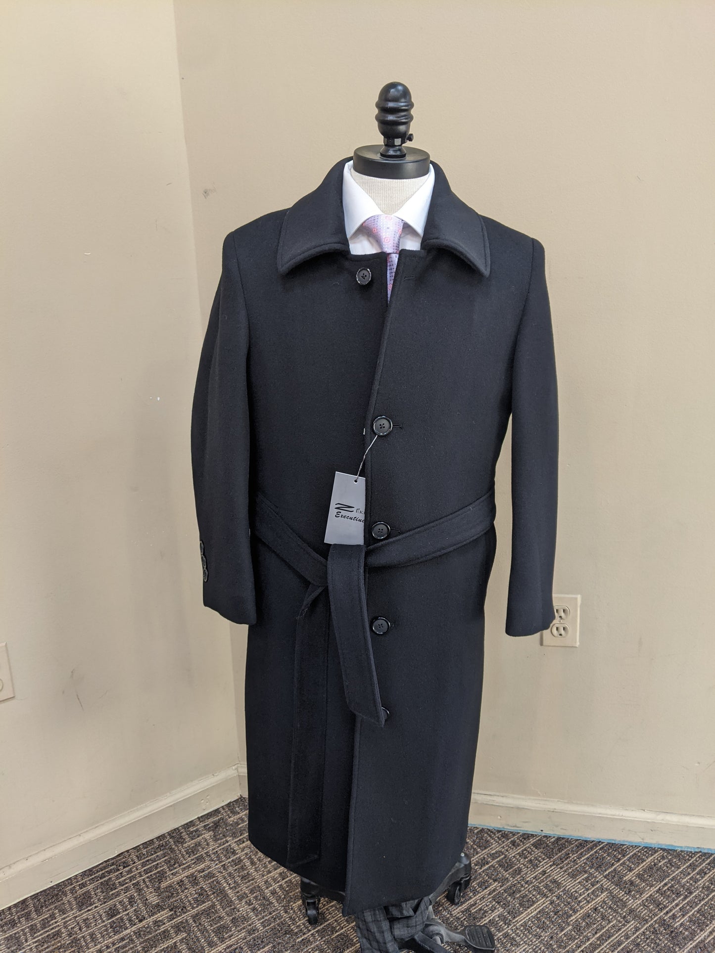 Zeke Boys' Full Length Wool Coat