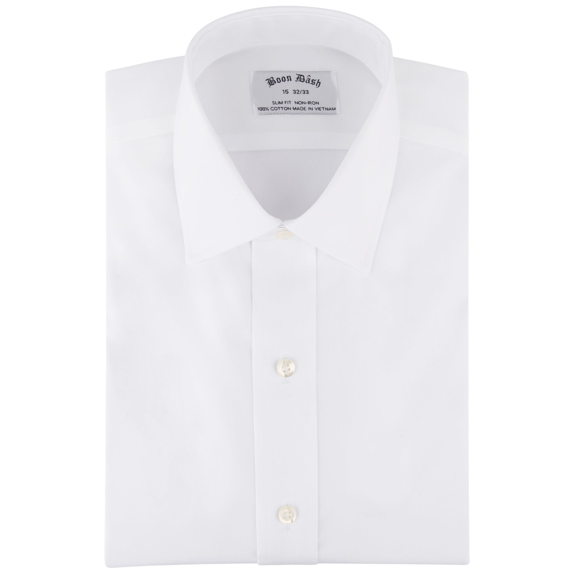 mens dress shirts amazon Boon Dash Men's Slim Fit Pinpoint (Button Cuff) – The Hatbox