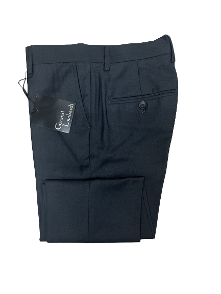 Lauren Ralph Lauren Big Boys Classic-Fit Stretch Navy Blue Twill Dress Pants  - Macy's