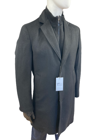 Zeke Men's 3/4 Length Wool Coat The Hatbox Zeke Men's 3/4 Length Wool Coat The Hatbox