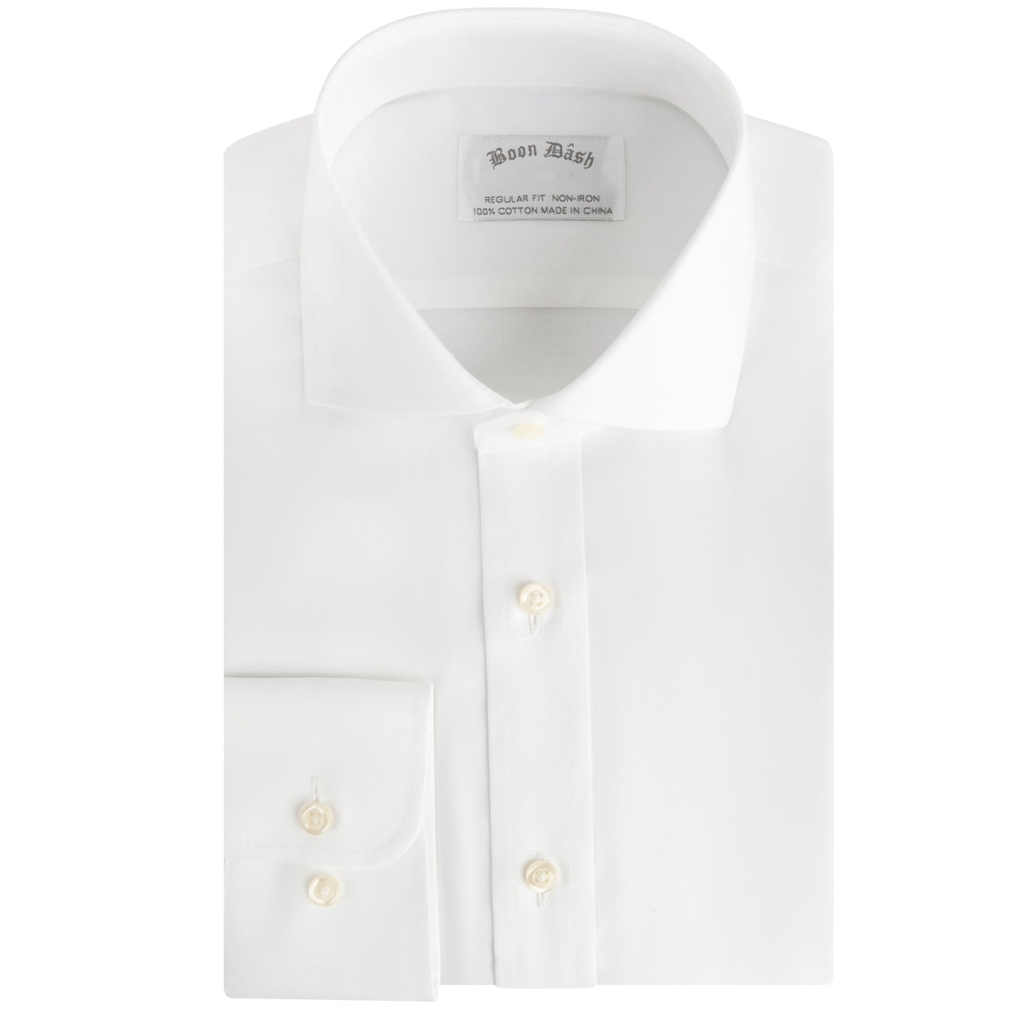 Boon Dash Boys Button Cuff Shirt-Spread Collar-
